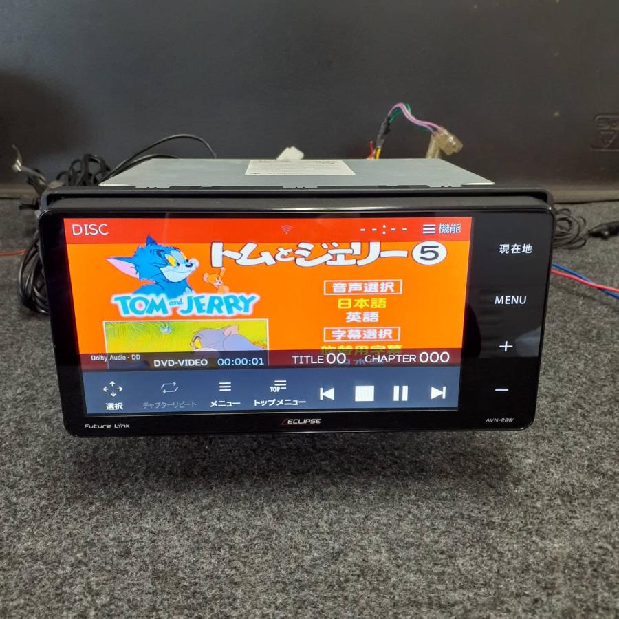 Eclipse AVN-R8W ナビゲーションシステム 2017年モデル ECLIPSE イクリプス AVN-R8W 地図データ 2017年 フルセグTV DVD CD