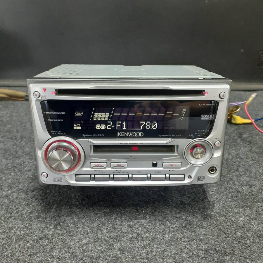 KENWOOD DPX-55MD 2DIN CD MDプレーヤー プレイヤー 旧車 当時物