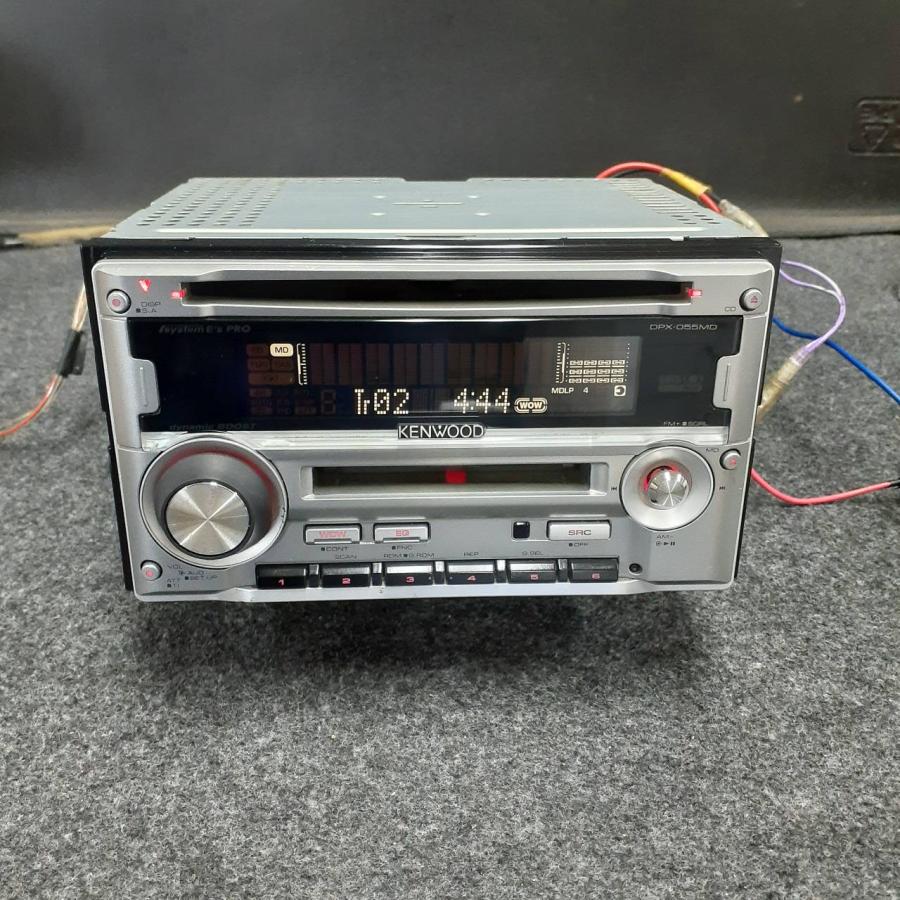 KENWOOD DPX-055MD 2DIN CD MDプレーヤー プレイヤー 旧車 当時物