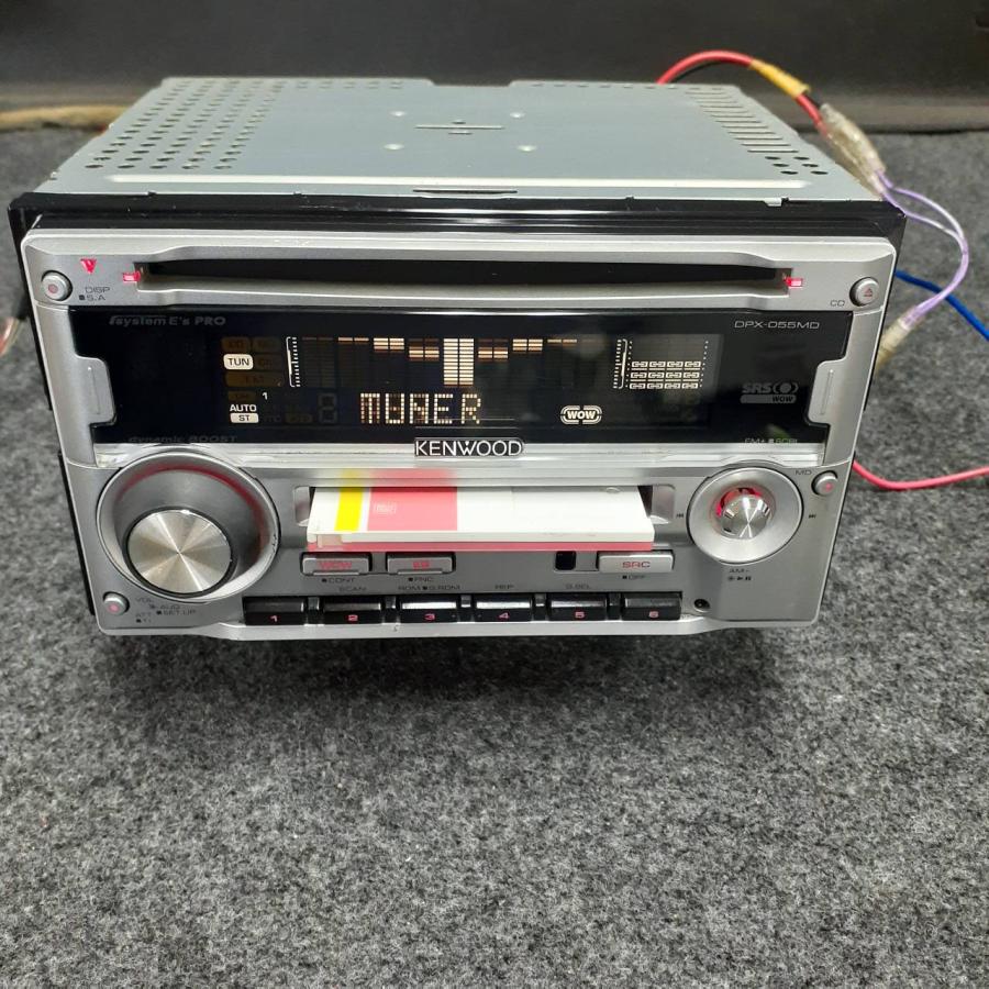 KENWOOD DPX-055MD 2DIN CD MDプレーヤー プレイヤー 旧車 当時物