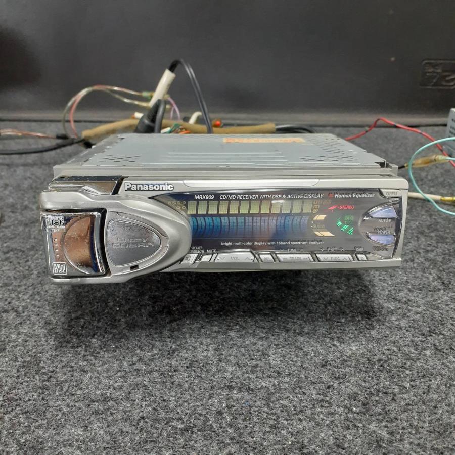 Panasonic MRX909 1DIN CD MD プレーヤー プレイヤー 旧車 当時物 CQ