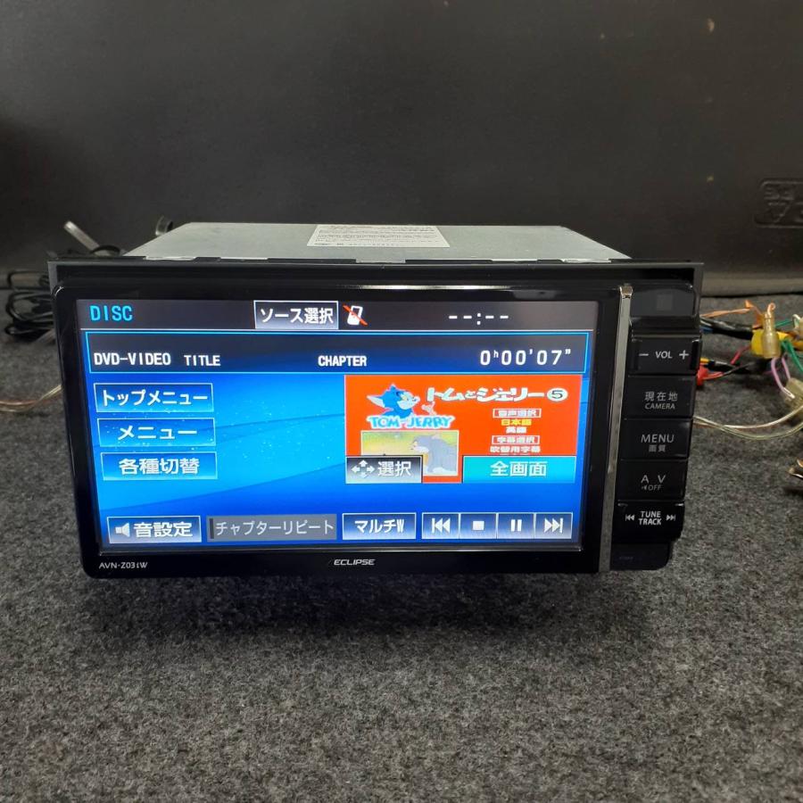 イクリプス　AVN-Z03iw Bluetooth　地デジテレビ　DVD CD ECLIPSE AVN-Z03iW フルセグTV DVD CD Bluetooth 地図データ 2013年