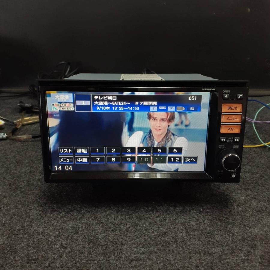 日産 純正 ナビ HS511D-W フルセグTV Bluetooth USB 地図データ 2013年