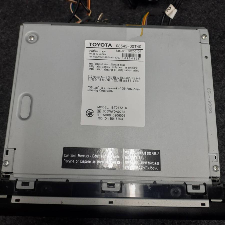トヨタ 純正 ナビ NSZT-W60 フルセグTV DVD CD Bluetooth 地図データ
