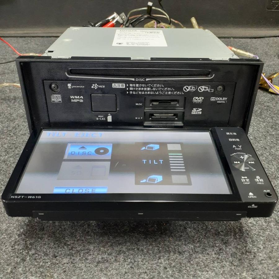 トヨタ 純正 ナビ NSZT-W61G フルセグTV DVD CD Bluetooth 地図データ