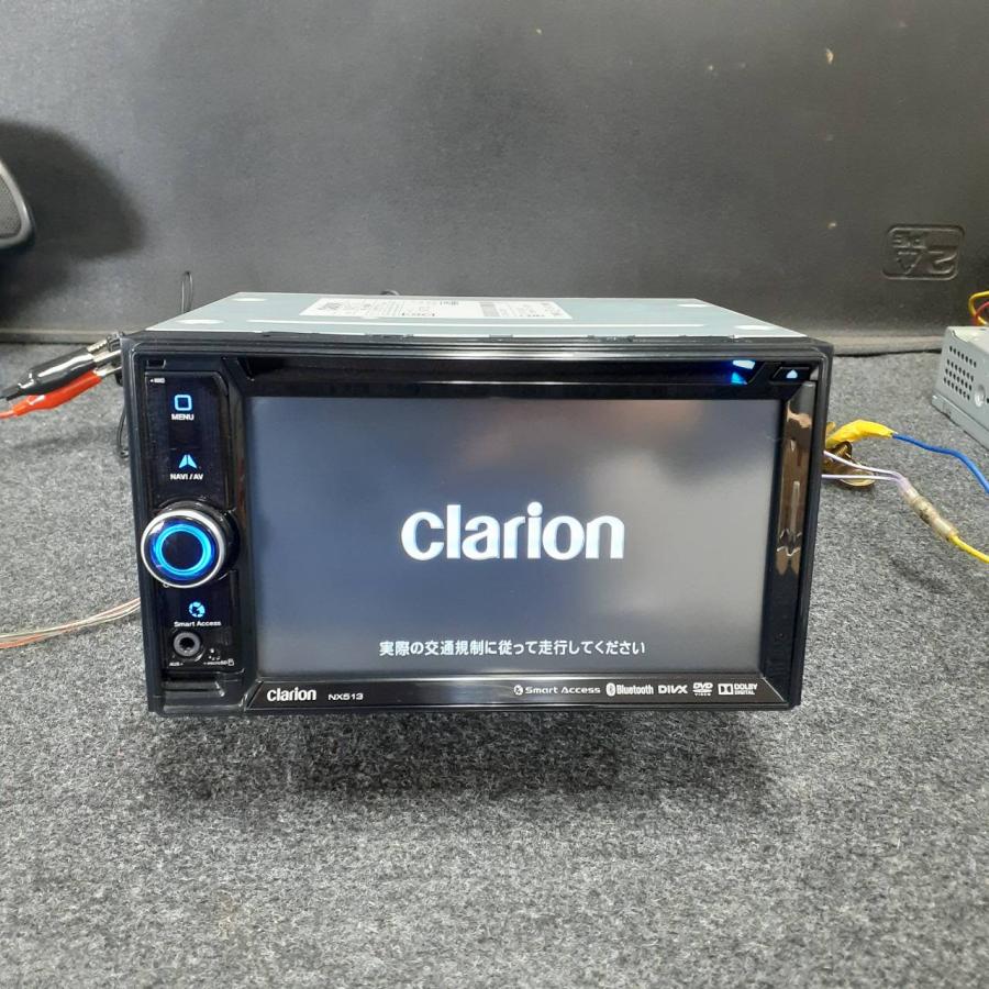 clarion NX513 TV DVD CD USB Bluetooth メモリー ナビ カーナビ