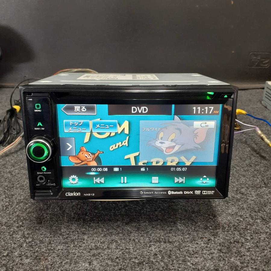 clarion NX513 TV DVD CD USB Bluetooth メモリー ナビ カーナビ