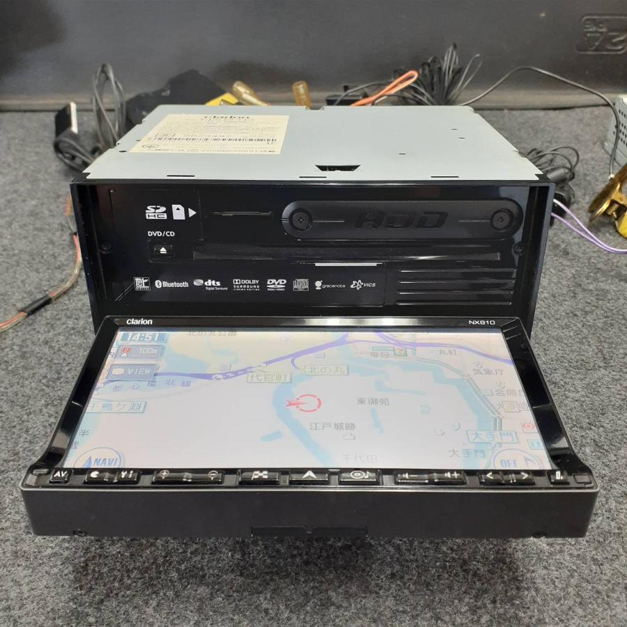 クラリオン NX810 フルセグTV DVD CD Bluetooth USB HDD ナビ clarion