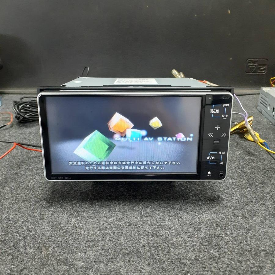 【中古】　カーナビ7㌅ トヨタ 純正 ナビ NHDT-W59 地図データ 2014年 TV DVD CD HDDナビ