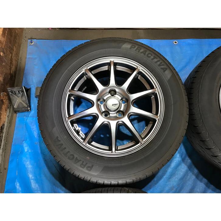 激安！タイヤホイールセット！SPORT ABELIA 15-6J 5H/100 ET45 +  