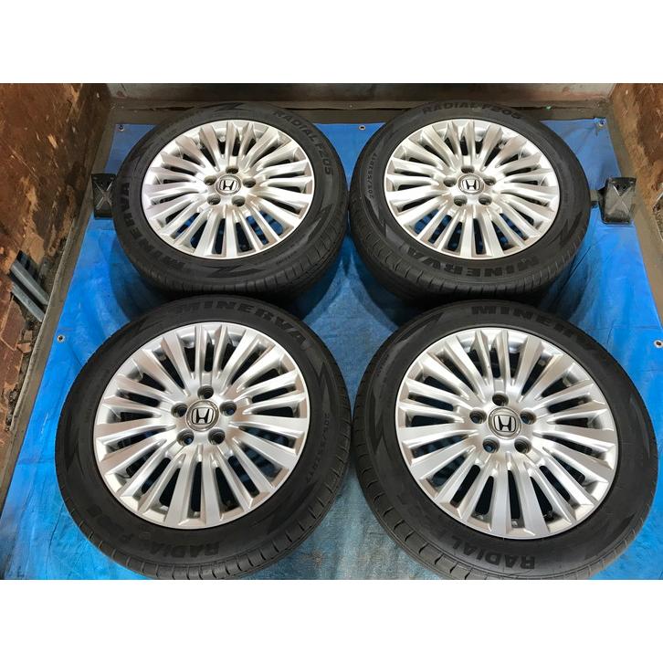 現金決済)夏タイヤ 205/55R17 ホンダ純正アルミ4本セット