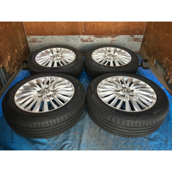 現金決済)夏タイヤ 205/55R17 ホンダ純正アルミ4本セット