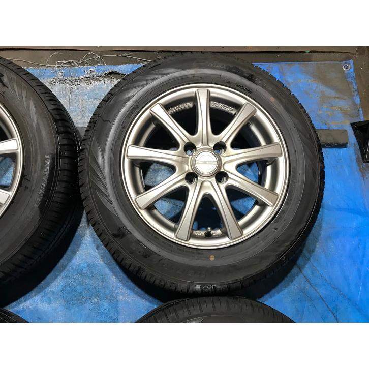 175/70R14 バリ溝タイヤ BLEST EUROMAGIC アルミ 14インチ 5.5J 4H 