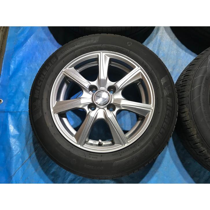 175/65R14 バリ溝タイヤ PRO 14インチ 5.5J 4H/PCD100 ET42 2023年製
