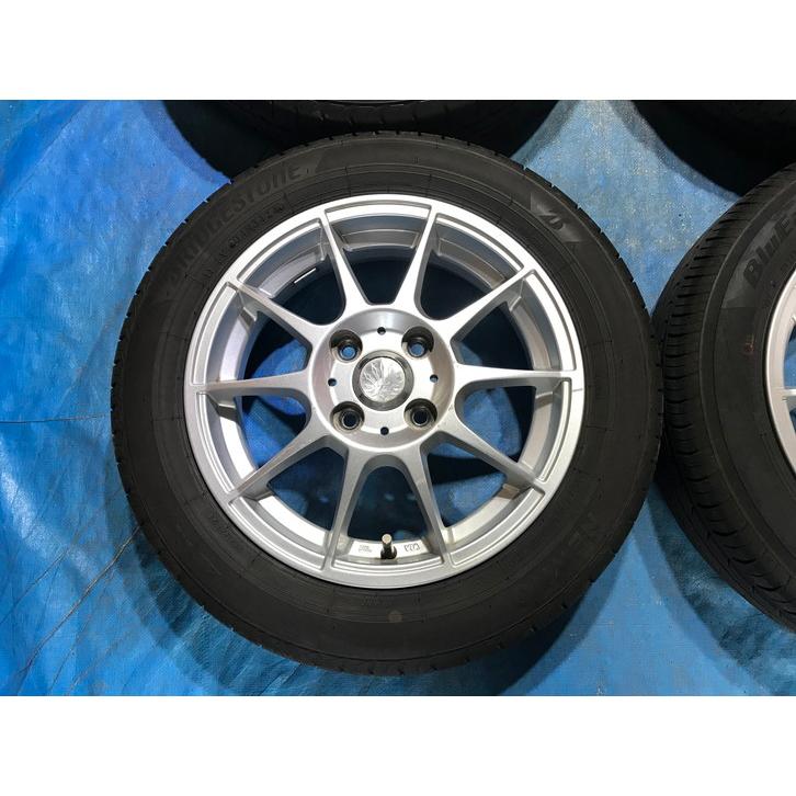 155/65R14 バリ溝 国産タイヤ ESPORT 14インチ 4.5J 4H/PCD100 ET43 