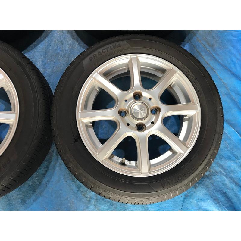 在庫限りの超特価！155/65R14 バリ溝タイヤ LAYCEA アルミホイール 14 
