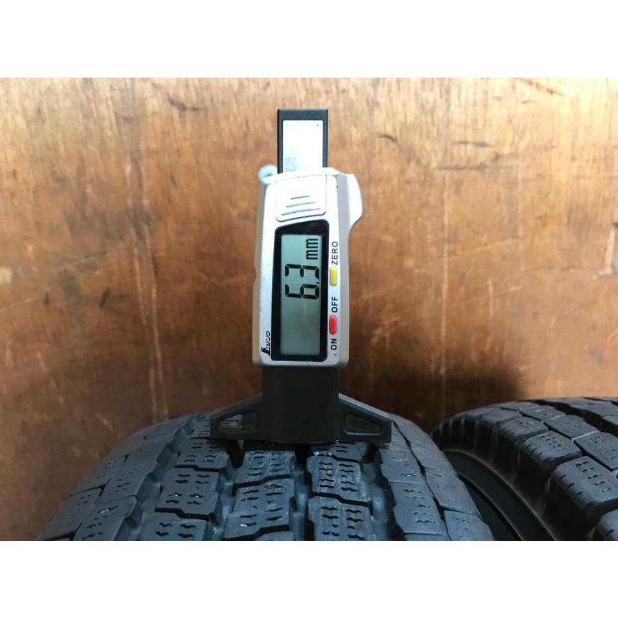 145/80R12 80/78N LT バリ溝 冬タイヤ スバル純正 鉄ホイール 12インチ 