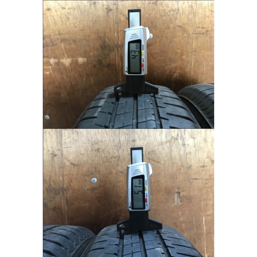 155/65R14 バリ溝タイヤ ホンダ純正 アルミ 14インチ 4.5J 4H/PCD100