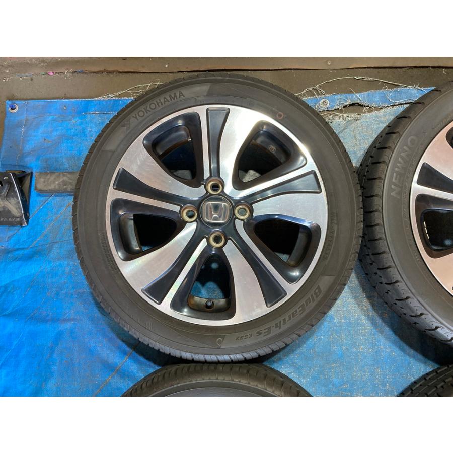 165/55R15 国産バリ溝タイヤ 23年 25年 ホンダ純正 アルミ 15インチ 
