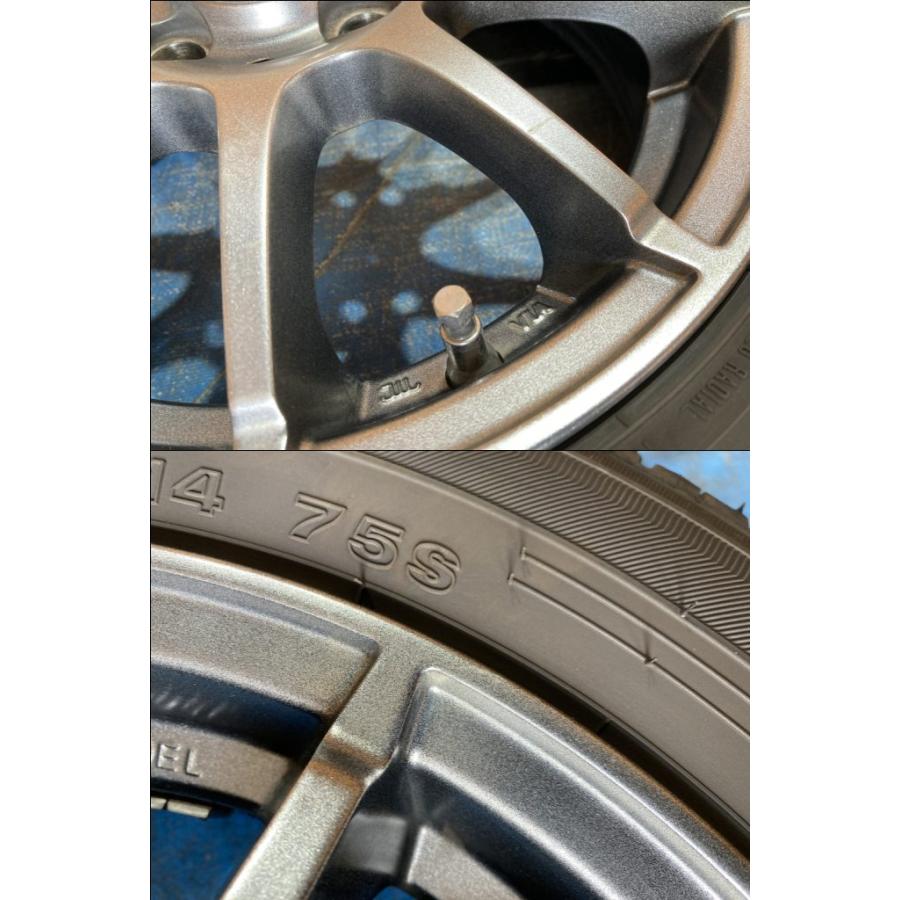 155/65R14 バリ溝タイヤ 2025年 SCHNEDER 14インチ 4.5J 4H/PCD100