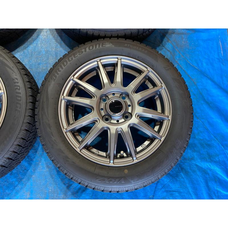 送料込☆ホンダ-エンケイ 2024タイヤホイールセット155/65R14☆4本 155/65R14 冬タイヤ 2024年 VEMOTION アルミホイール 14インチ 4.5J 4H