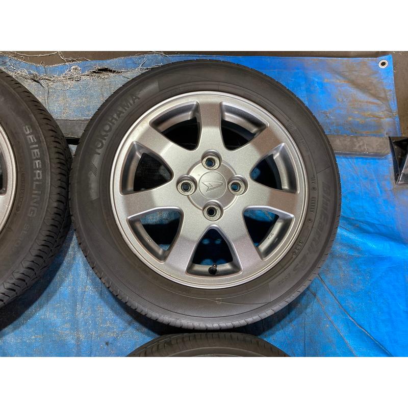 155/65R14 バリ溝タイヤ 2025年 2024年 ダイハツ純正 アルミホイール