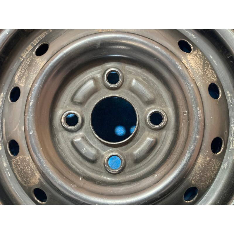 155/65R13 バリ溝タイヤ 2025年 スズキ純正 鉄ホイール 13インチ 4.0B