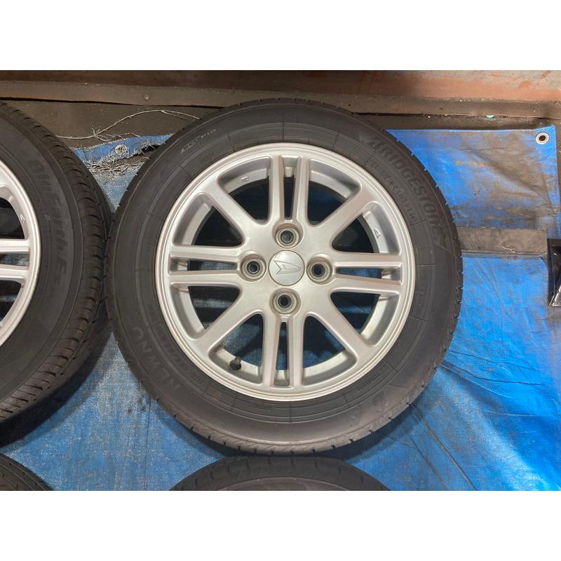 155/65R14 バリ溝タイヤ 2024年 ダイハツ純正 アルミホイール 14インチ