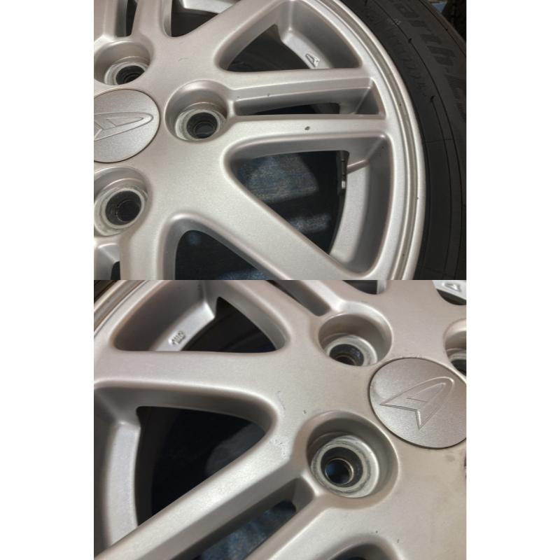 155/65R14 バリ溝タイヤ 2024年 ダイハツ純正 アルミホイール 14インチ