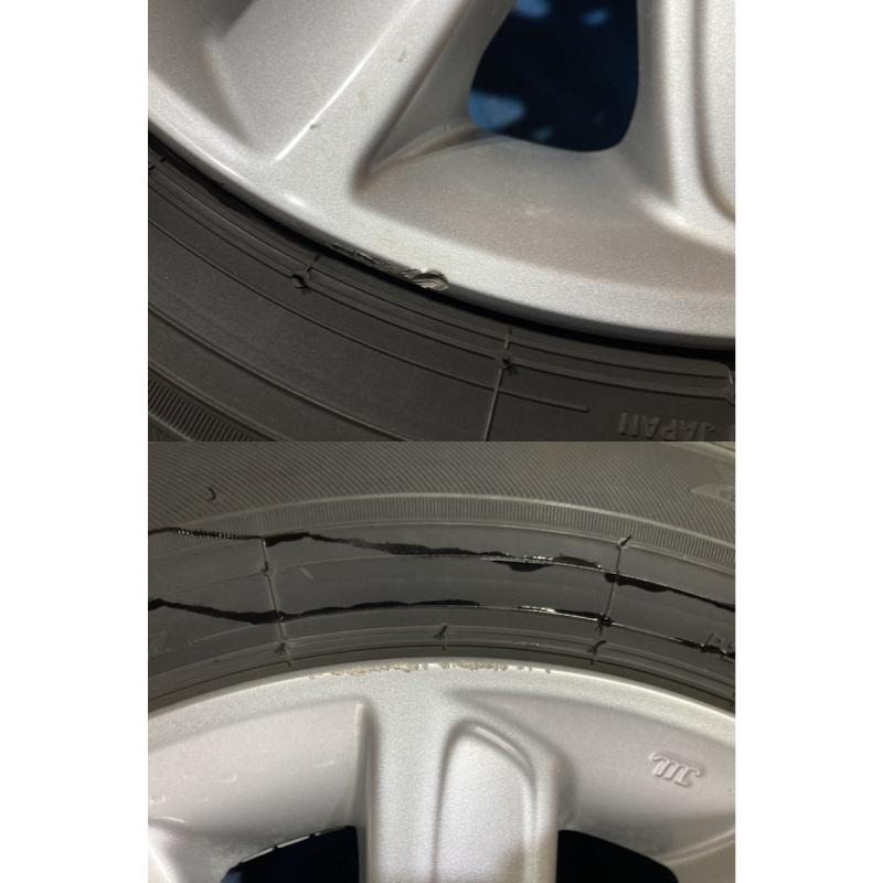165/70R14 バリ溝タイヤ 2024年 日産純正 AUTECH アルミホイール 14