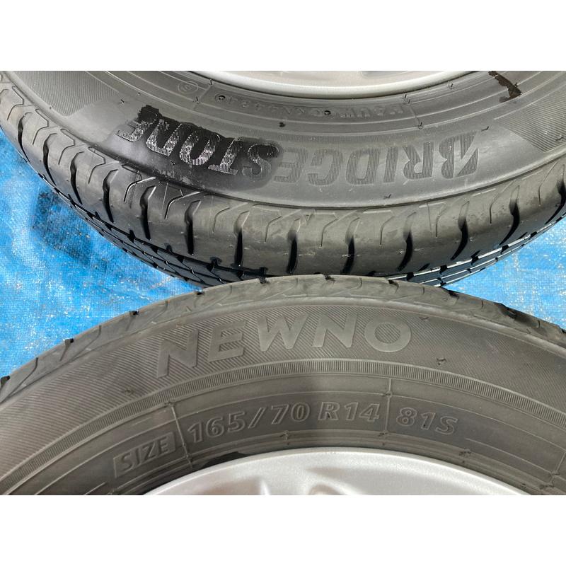 165/70R14 バリ溝タイヤ 2024年 日産純正 AUTECH アルミホイール 14