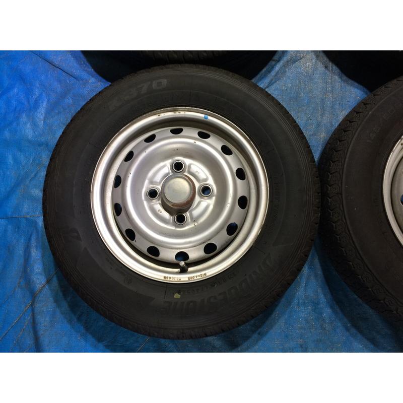 145/80R12 80/78N LT（6PR相当）国産タイヤ 24・25年 三菱純正 鉄 12