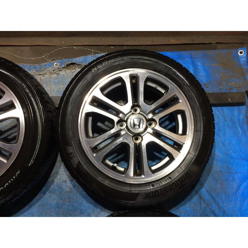 155/65R14 バリ溝国産タイヤ 2024年 ホンダ純正 アルミ 14インチ 4.5J