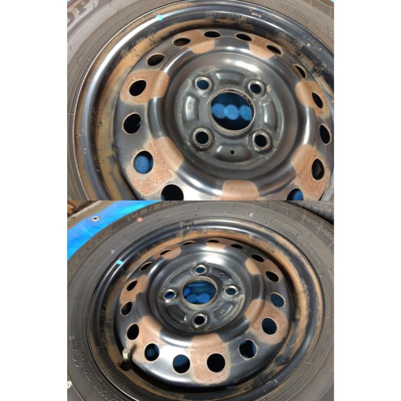 145/80R13 バリ溝タイヤ 2026年 スズキ純正 鉄ホイ−ル 13インチ 4.0B