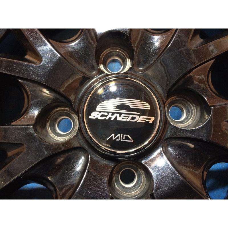 155/65R14 バリ溝タイヤ 2025年 SCHNEDER MID アルミホイール 14インチ