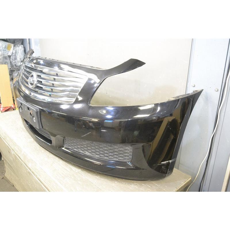 スカイライン セダン 250GT 前期(V36) 純正 フロントバンパー メッキ
