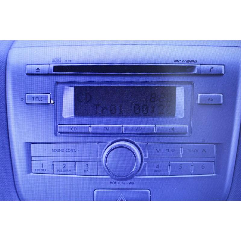 ワゴンR FX 前期(MH23S) 純正 CD オーディオデッキ AM FM ラジオ