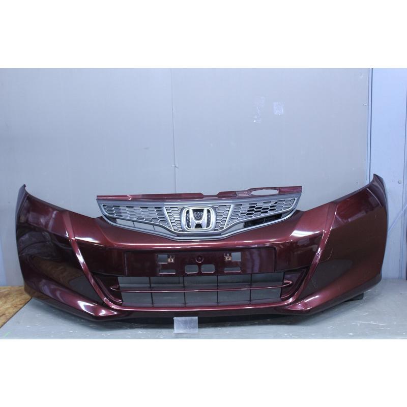 フィット 13G 中期 GE6 純正 破損無 フロントバンパー グリル付 R543P