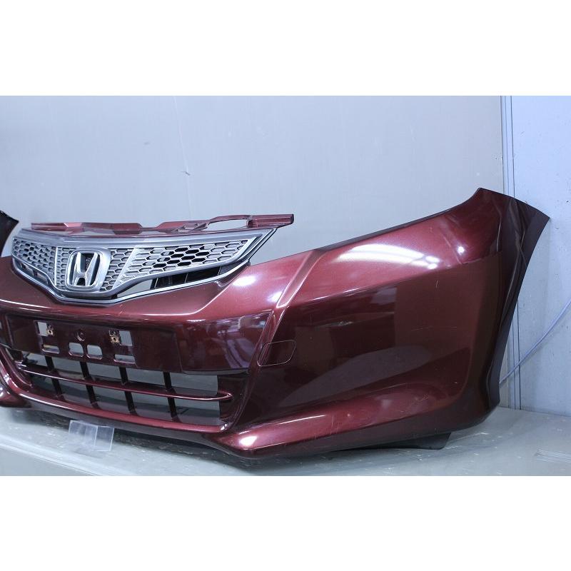 フィット GD13 バンパー フィット 13G 中期 GE6 純正 破損無 フロントバンパー グリル付 R543P
