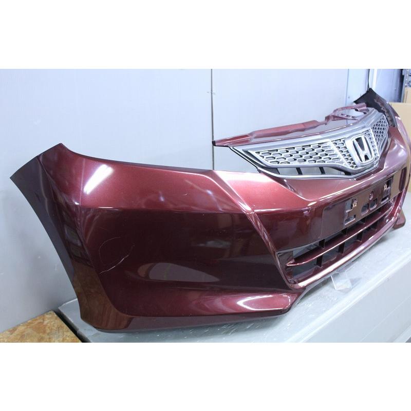 フィット 13G 中期 GE6 純正 破損無 フロントバンパー グリル付 R543P
