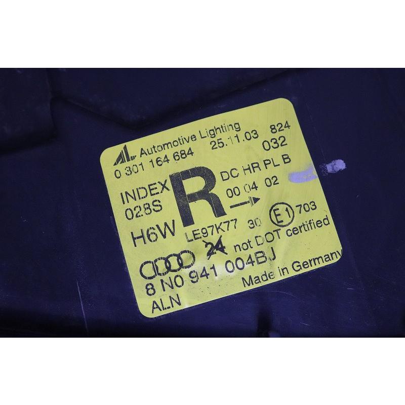 Audi（アウディ） TT クーペ 右ハン 前期 (8NAUQ 8N A4) 純正 AL 右