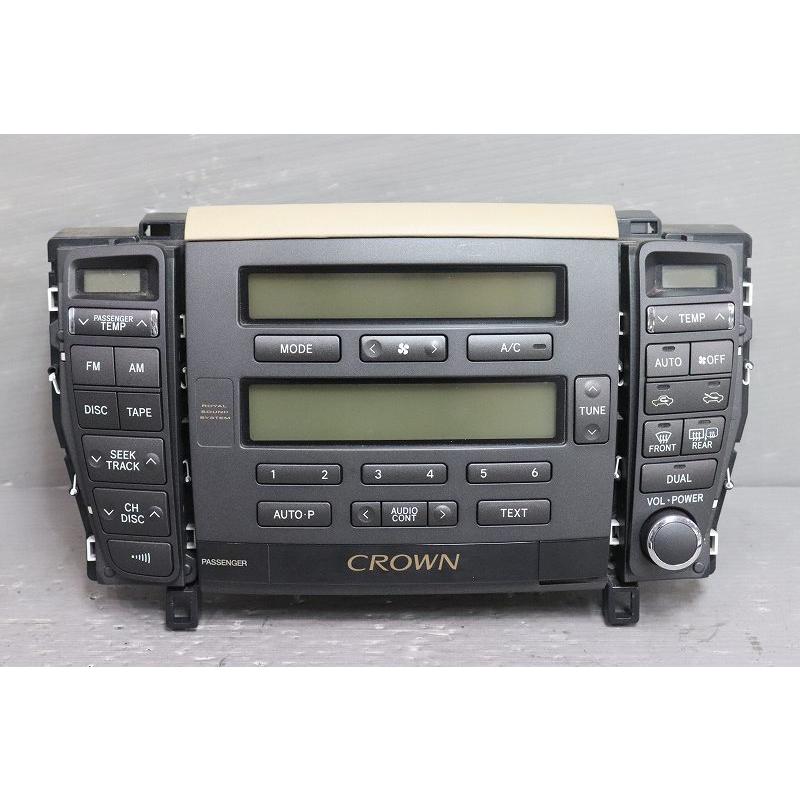 トヨタ　18クラウン　純正インパネセットスイッチ付 グレー　動作確認済み 中古品 トヨタ 18クラウン 純正インパネセットスイッチ付 グレー 動作確認済み