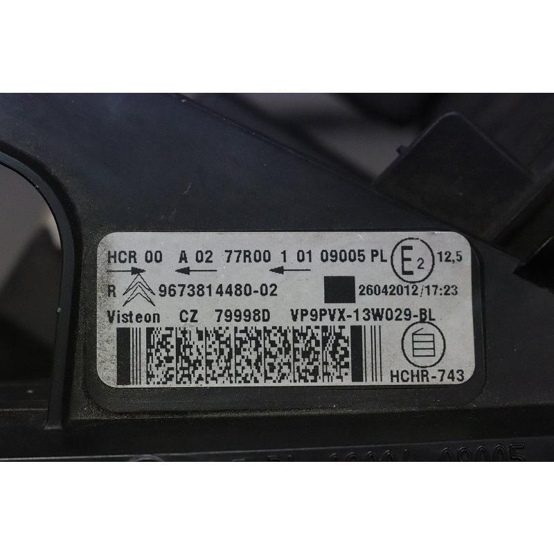 シトロエン（CITROEN） C3 右H (A55F01) 純正 右 ハロゲン ヘッド