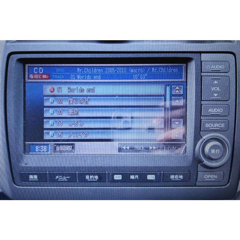 ホンダ ストリームRSZ ナビ ストリーム RSZ 前期 (RN6 RN7 RN8 RN9) 純正 HDDナビ インターナビ