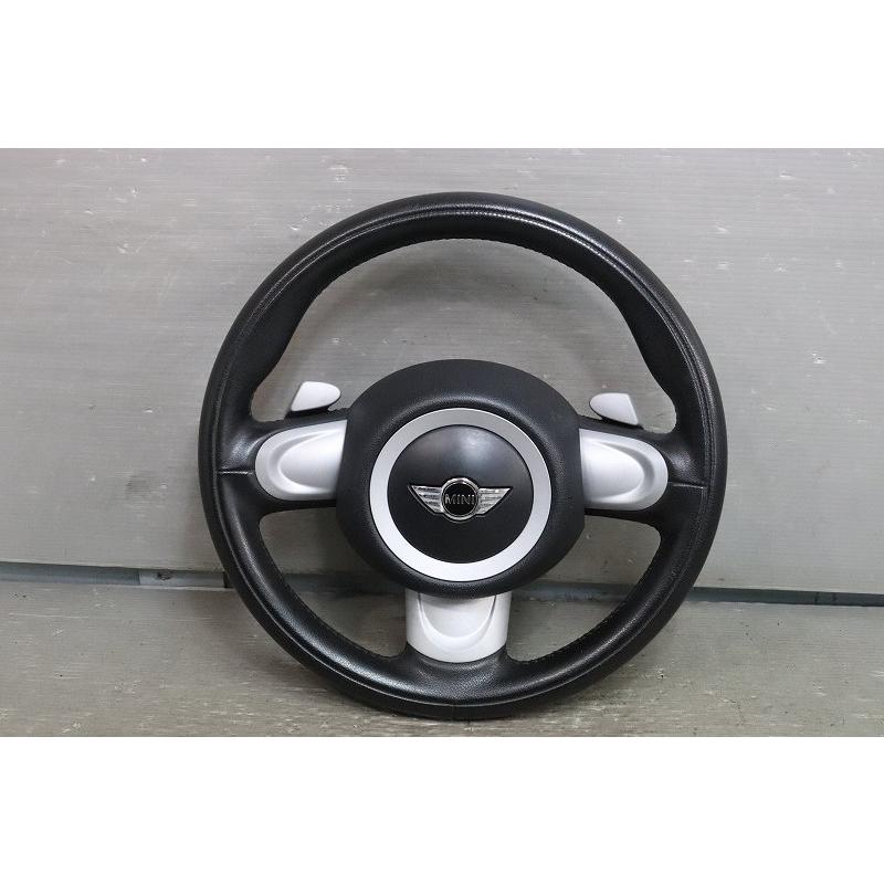 ミニクーパーs ステアリング MINI ミニ クーパー S LCI 右H 後期 (MF16S MF16 R56) 純正