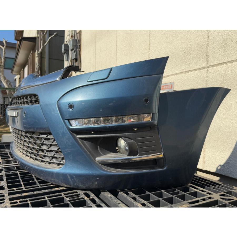 シトロエン（CITROEN） C4 ピカソ 右H 純正 フロントバンパー ブルー系