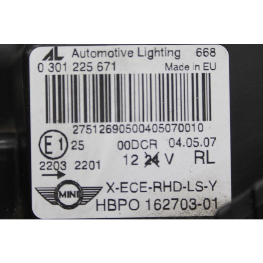 MINI（ミニ） ミニクーパー 右H (R56 MF16) 純正 左 HID ヘッドライト