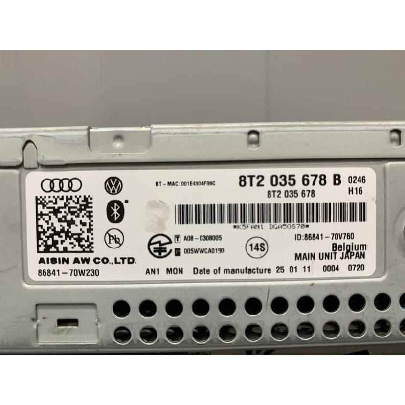 Audi（アウディ） A4 アバント (8KCDH 8K B8) 純正 MMI ナビユニット