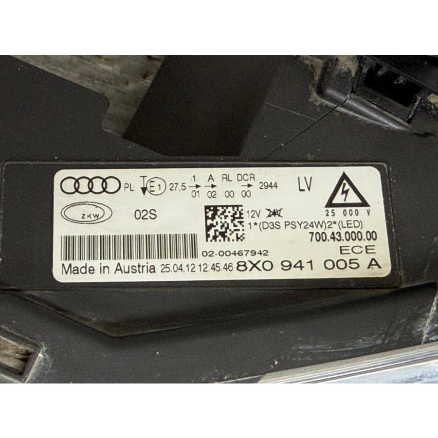 Audi（アウディ） A1 5ドア 右H TFSI (8XCAX 8X) 純正 左 HID ヘッド