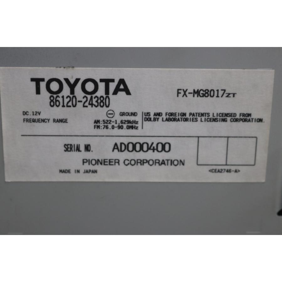 トヨタ（TOYOTA） ソアラ 430SCV (UZZ40 UZZ40-DKAQK) 純正 オーディオ